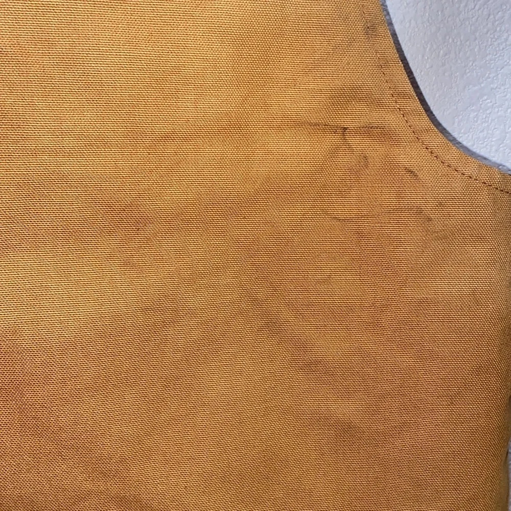 Carhartt Brown Work Vest Insulated Canvas RELAXED FIT FIRM DUCK RIB COLLAR Sz2xl - Picture 10 of 15